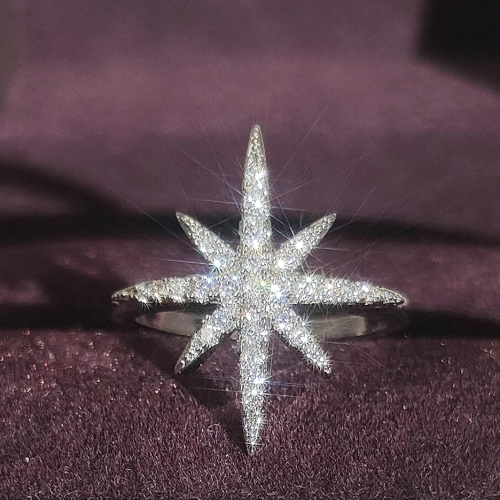 Charm Star Diamond Ring